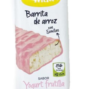 Barrita de arroz con semillas sabor frutilla