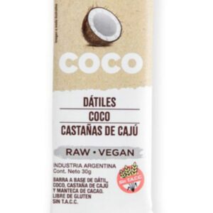 Barrita Laddubar sabor coco castañas de caju